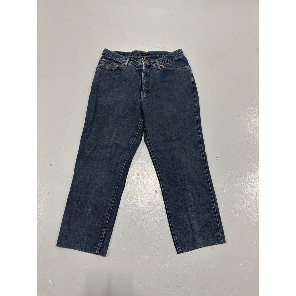 Edwin International American Slim Jeans Made in Japan Black Denim 38x32 1408-88